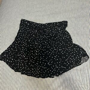 Flowy Skort with Tie Waist